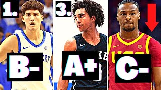 RANKING THE BEST FRESHMAN IN COLLEGE BASKETBALL 2024 NBA DRAFT WATCH [upl. by Dewees]