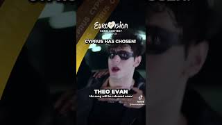 Theo Evan will represent Cyprus 🇨🇾 at Eurovision 2025 eurovision [upl. by Ailak]