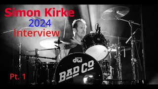 Bad Company drummer Simon Kirke Interview Part 1 [upl. by Hsina754]