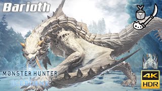 MHW ICEBORNE  Barioth Gameplay [upl. by Dorisa]