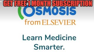 get 1 month free osmosis prime content [upl. by Senior]