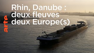 Rhin et Danube  deux fleuves deux Europes   Le dessous des cartes  ARTE [upl. by Ittap]