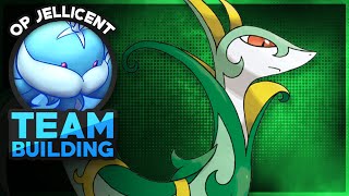 Serperior Sun and Moon Team Builder Pokemon Showdown OU Team Building WOPJellicent Smogon OU [upl. by Ellasal359]