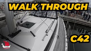 Bavaria Yachts C42  Unopinionated walk around  ASMR  SV Skidbladnir [upl. by Niasuh370]