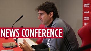 NEWS CONFERENCE  Aitor Karanka on Liverpool [upl. by Ilke476]