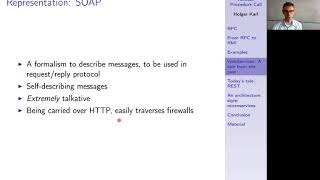 Verteilte Systeme Kapitel 3e WebServices WSDL SOAP XML and HTTP [upl. by Nairadal]