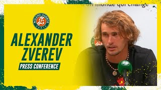 Alexander Zverev  Press Conference after Round 4 I RolandGarros 2023 [upl. by Bobina]