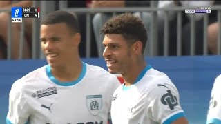 Brest vs Olympique De Marseille 15 Mason Greenwood Luis Henrique amp Elye Wahi score in win [upl. by Ahso976]