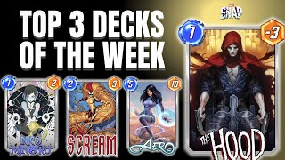 Top 3 Best Marvel Snap Decks to Dominate This Week  Weekly Meta Report 23 [upl. by Nnawaj]