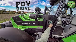 Deutz 6215 TTV  POV Work DRIVE [upl. by Yramesor]