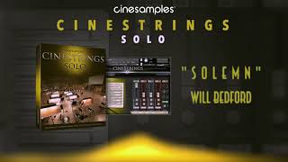 CineStrings SOLO  Solemn Will Bedford [upl. by Gilman804]