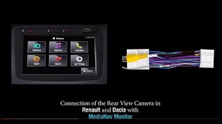 Connect Rear View Reverse Backup Camera in Renault and Dacia with MediaNav Monitor [upl. by Ablasor]