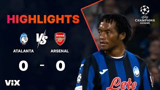 Atalanta vs Arsenal  Game Highlights  UEFA Champions League 202425  ViX [upl. by Hedaza]