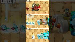 Missile Toe Vs Icecubed Sky Zombie Team  Plants Vs Zombies 2 [upl. by Adlin146]