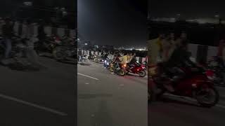 Night bike riders😯 bike bulet trending explore instagram trending varls ytshort trend [upl. by Ailyt434]