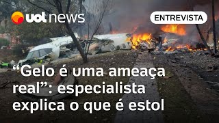 Estol como gelo na asa pode transformar avião em pedra sem sustentação [upl. by Mosira]