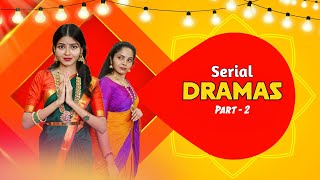 Serial dramas Part 2  Niha Sisters  Comedy [upl. by Esinaej]