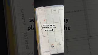 functional planning  setting up my planner for the new week [upl. by Aymik]