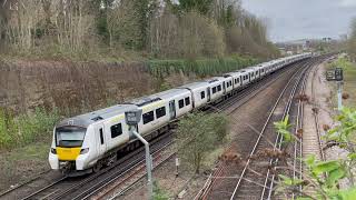 Thameslink British Rail Class 700 at Redhill Surrey  700122 [upl. by Amarillas]