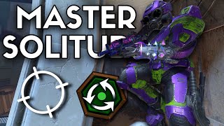 MASTERING Solitude Strongholds  Halo Ranked Arena [upl. by Enileve]