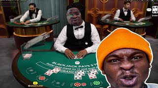 MASSIVE 8 HAND Win Streak Budget Blackjack 25 [upl. by Aihselat213]