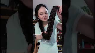 Long Hair Expose  shortsvideo longhair longhairponytail longhairasian domesticlonghair [upl. by Wadell394]