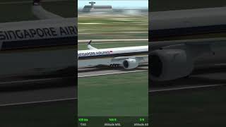 Airbus A3501000 Very Low Takeoff By The Pilot  Real Flight Simulator Pro [upl. by Enybor]