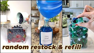 ASMR 1Hour ⏳ Random Restock and Refill Organizing TikTok Compilation ✨ [upl. by Anigue]