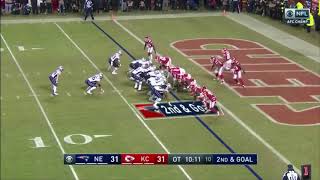 Rex Burkhead GameWinning Touchdown  Patriots vs Chiefs [upl. by Nerte]