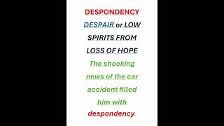 DESPONDENCY [upl. by Berlyn]