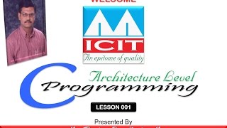 Architecture Level C Programming Language Training Video Tutorials in Telugu  Lesson  01 [upl. by Otiv792]