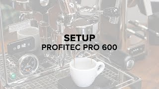 Profitec Pro 600 Espresso Machine Setup [upl. by Durnan]