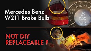 Mercedes Benz EClass W211 Brake Bulb Error diagnose and fix [upl. by Longwood]