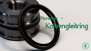 Montage  Kolbengleitringdichtung [upl. by Enamrej]