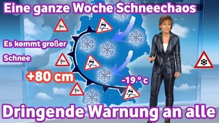 Die stärkste und letzte Warnung Es kommt ein schwerer Polarsturm Mit dem Chaos aus Schnee und Frost [upl. by Yeslek]