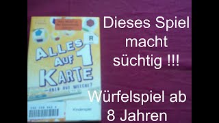 Alles auf 1 Karte  Würfelspiel  Ab 8 Jahren [upl. by Gaw]