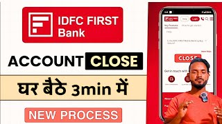 idfc first bank account close kaise kare  idfc first bank account close  idfc first bank account [upl. by Esiom]