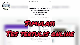 simulasi tes tertulis secara online  UPTD BLK Kota Pekalongan [upl. by Clare]