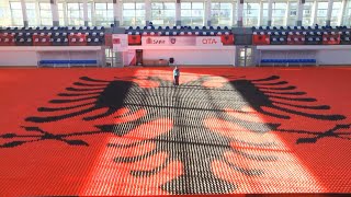 Origami Artist Makes More Than a Million Folds for Big Flag [upl. by Jesus]