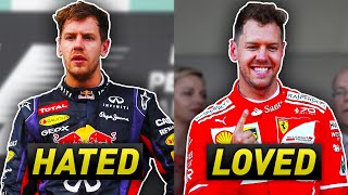 How Vettel Went From the Most Hated to the Most Loved Driver In F1 [upl. by Ennairrac]