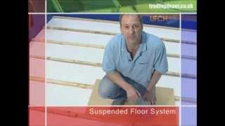 How To Fit Polypipe Suspended Floor Underfloor Heating [upl. by Odnomyar137]