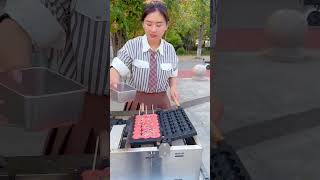 🥰 Satisfying with street food 🥳 streetfood satisfying satisfyingvideo [upl. by Donnamarie]