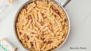 BOURSIN PASTA  10 minutes dinner recipe [upl. by Xuerd140]