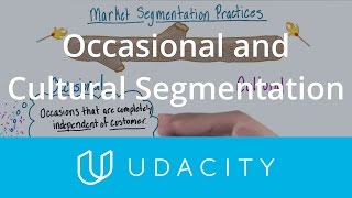 Market Segmentation Occasional and Cultural  Understand the User  App Marketing  Udacity [upl. by Alston593]