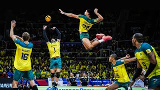 TOP 20 Craziest Actions by Volleyball Team Brazil [upl. by Sherrer]