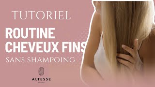 Découvre notre routine de brossage pour cheveux fins sans shampoing avec nos brosses Altesse Studio✨ [upl. by Kirstyn]