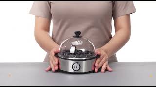 NutriCook Rapid Egg Cooker 7 Egg Capacity Electric Egg Cooker  By link in description [upl. by Bikales493]