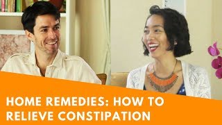 First Aid Home Remedies How to Relieve Constipation [upl. by Rellim52]