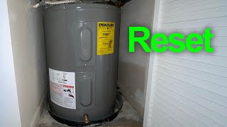 Water heater not heating reset button [upl. by Doro650]