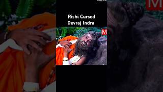 Rishi Cursed Devraj Indra 🧘😡 devon Ke Dev Mahadev status youtubeshorts trendingshorts [upl. by Aryhs168]